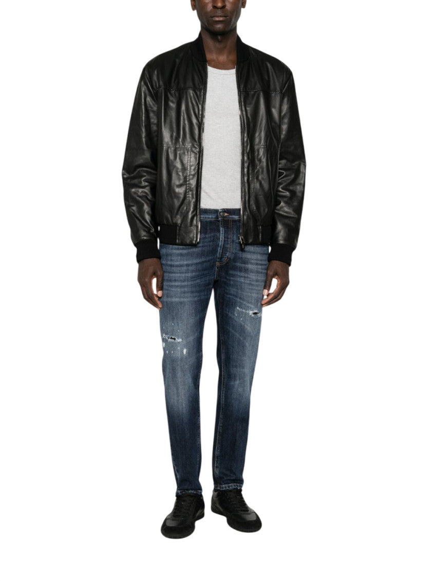 Blue Distressed Jeans 4