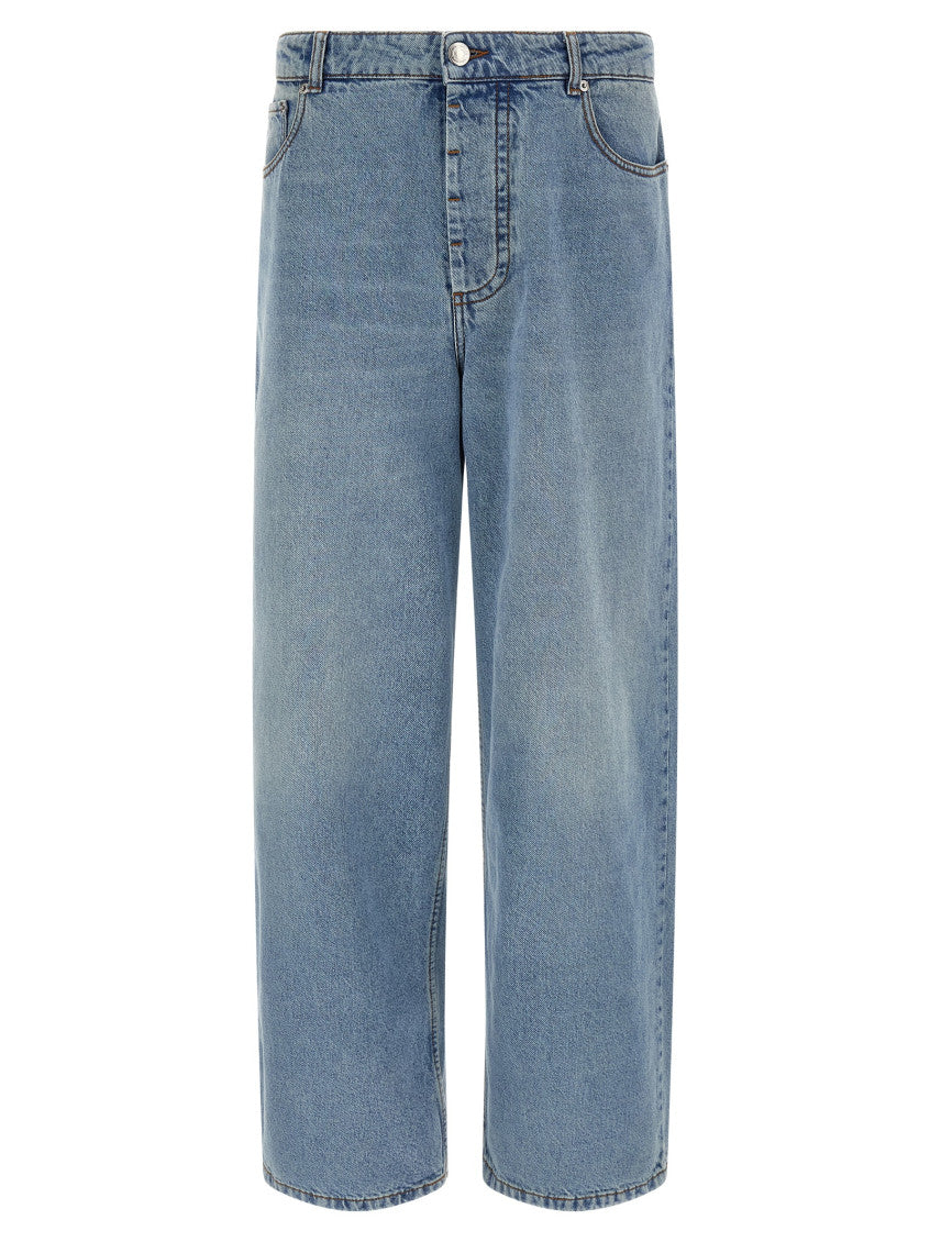 Blue Straight Fit Jeans 1