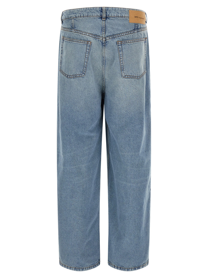 Blue Straight Fit Jeans 2