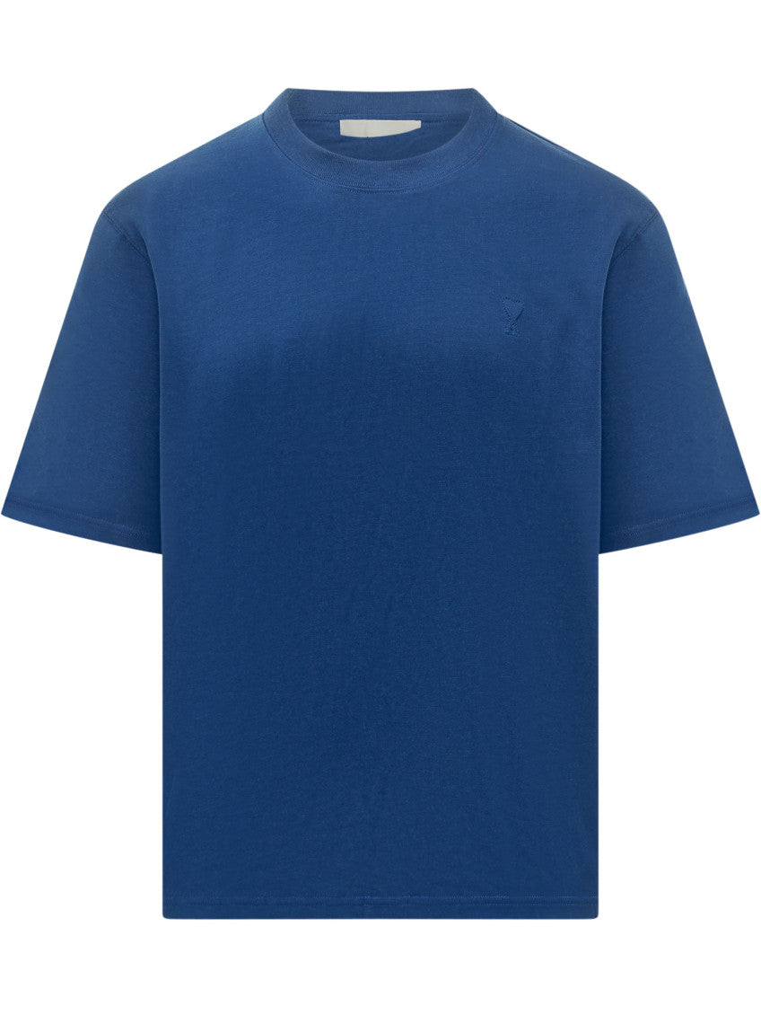 Blue Crew Neck T-Shirt 1