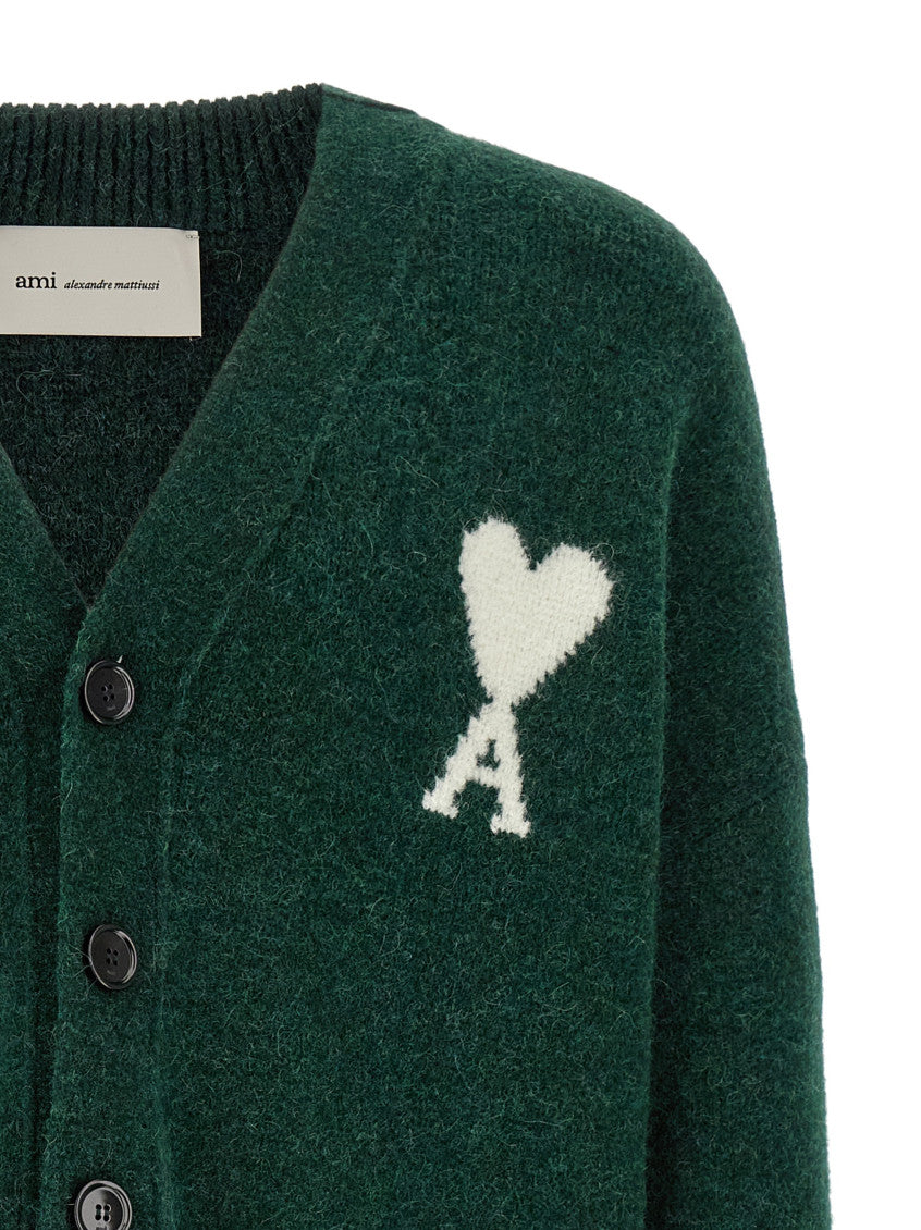 Green Button-Up Cardigan 3
