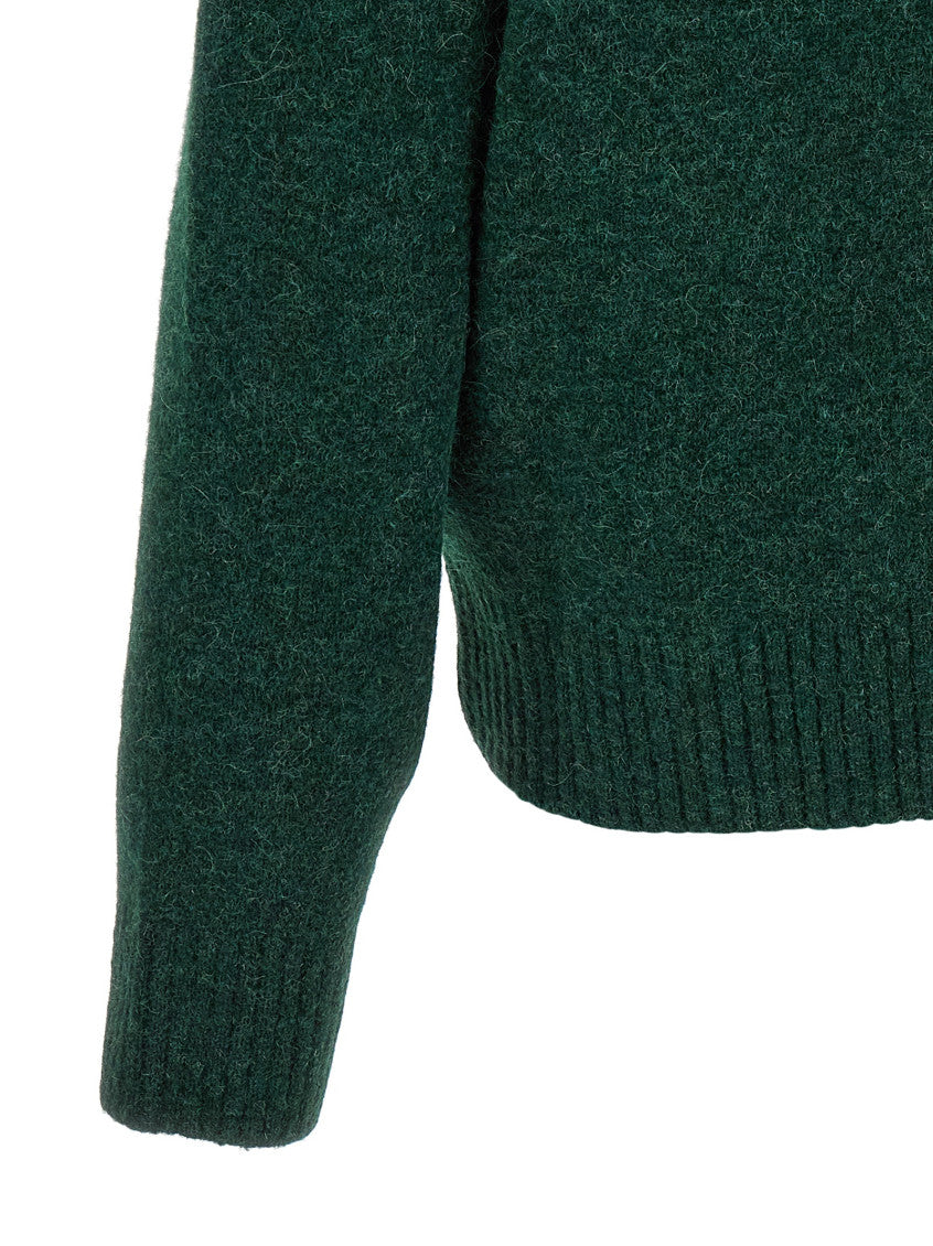 Green Button-Up Cardigan 4