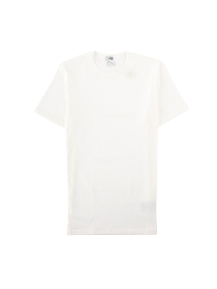 White Crew Neck T-Shirt 1