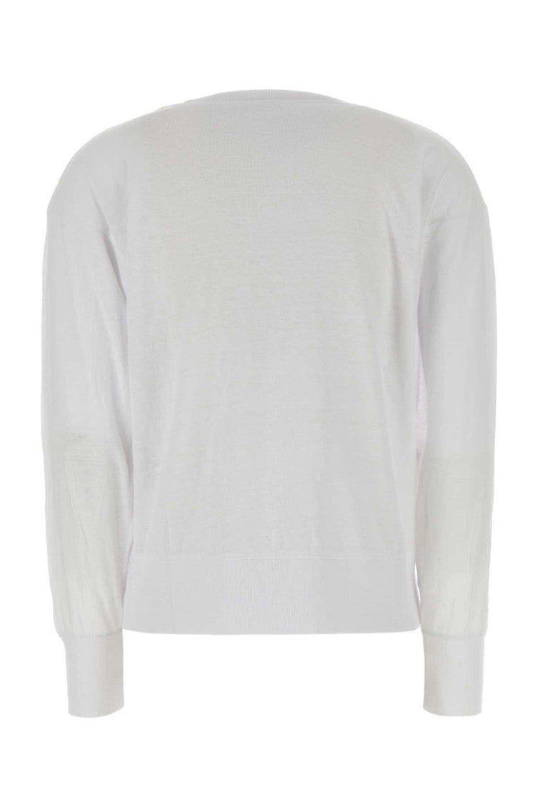 White Crew Neck T Shirt 2