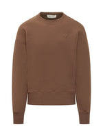 Brown Crew Neck Sweatshirt 1