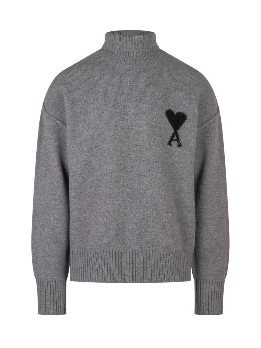 Grey Turtle Neck Sweater 1
