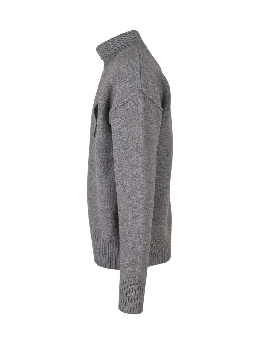 Grey Turtle Neck Sweater 3