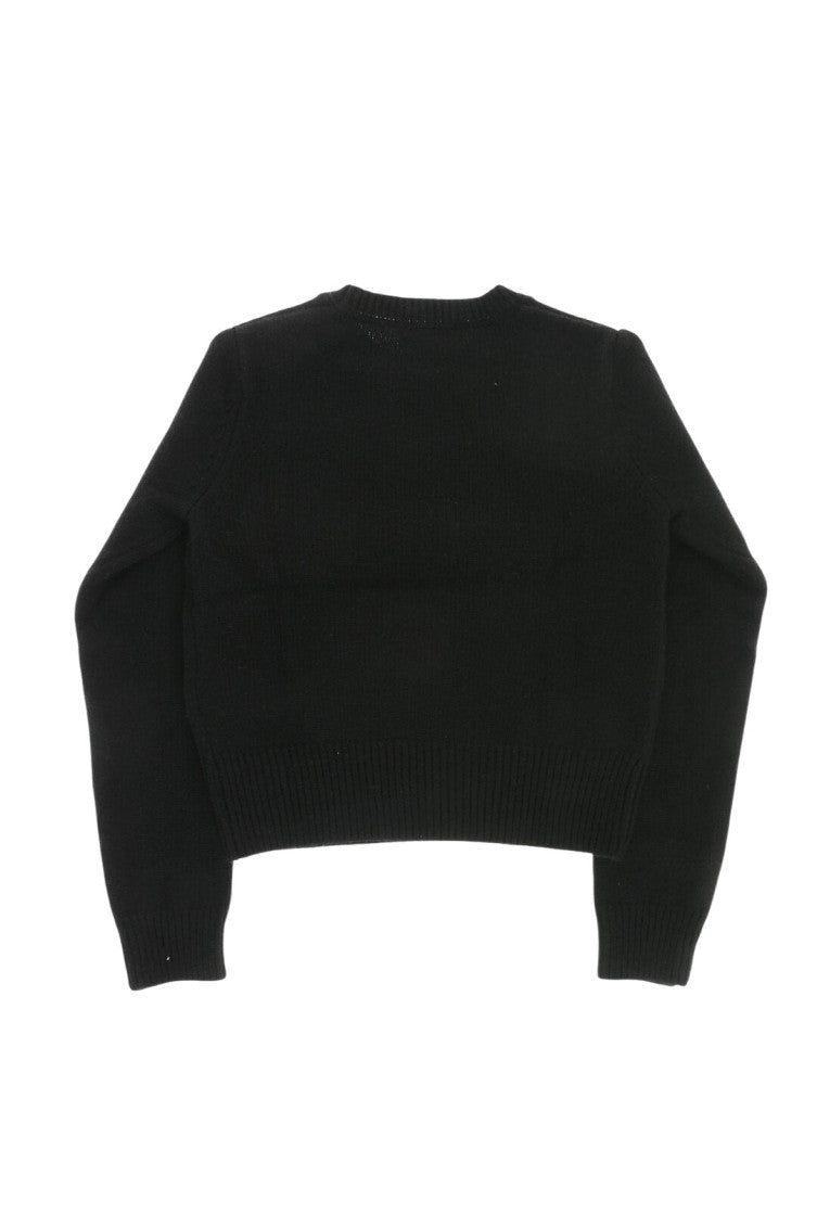 Girls Black Logo Sweaters 2