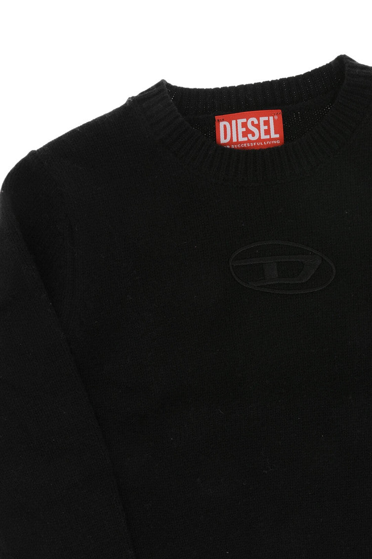Girls Black Logo Sweaters 3