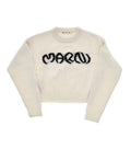 Girls White Graphic Sweaters 1