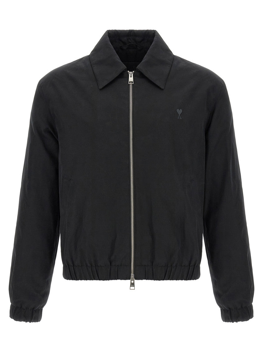 Black Regular Logo Jacket 1