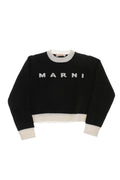 Girls Black Logo Sweaters 1