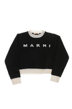 Girls Black Logo Sweaters 1