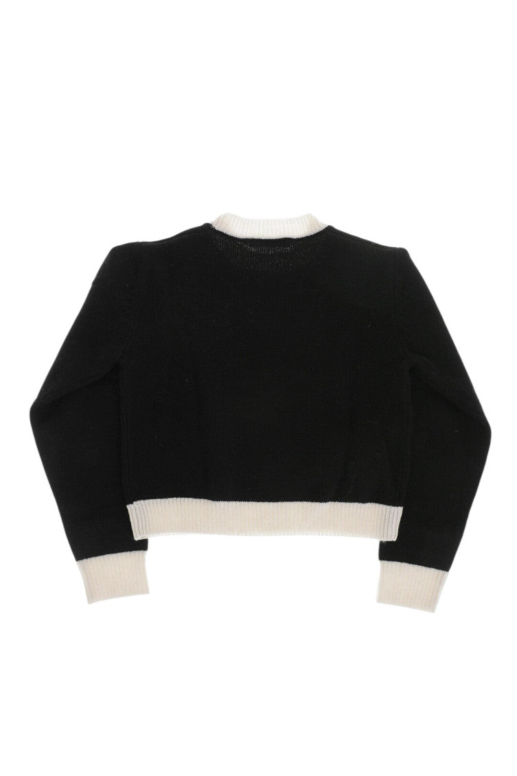 Girls Black Logo Sweaters 2