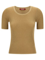 Light Brown Scoop Neck T-Shirt 1