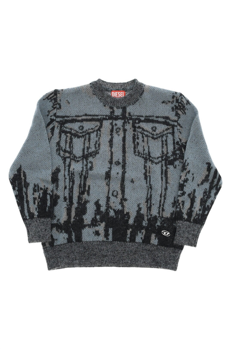 Boys Blue Graphic Sweaters 1