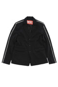 Boys Black Solid Blazers 1