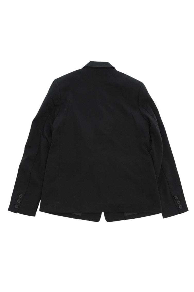 Boys Black Solid Blazers 2