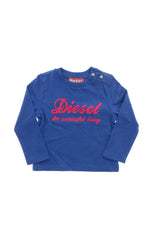 Baby Girl Royal Blue Logo T-Shirt 1