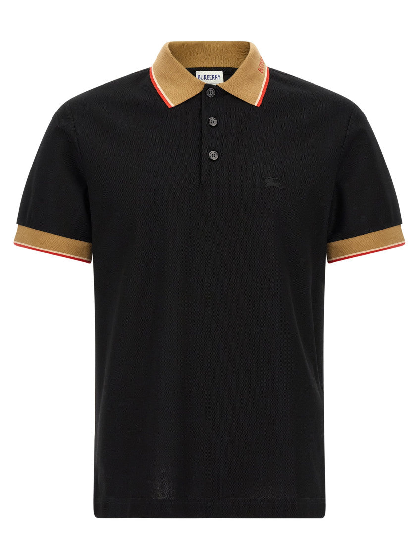 Black Regular Logo Polo 1