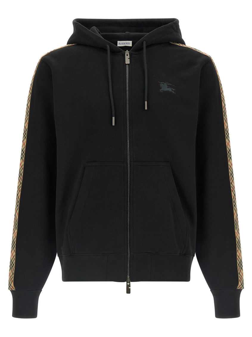 Black Relaxed Logo Hoodie 1