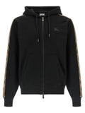 Black Relaxed Logo Hoodie 1