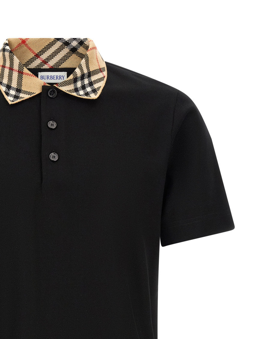 Black Regular Textured Polo 3