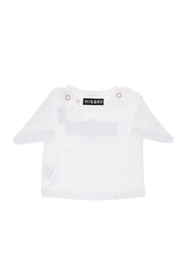Baby Boys White Graphic T-Shirt 3