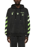 Black Relaxed Logo Hoodie 1