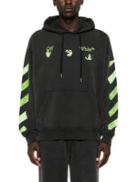 Black Relaxed Logo Hoodie 1