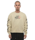 Light Beige Relaxed Sweatshirt 1