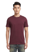 Maroon Crew Neck T-Shirt 1
