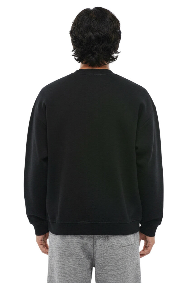 Black Graphic Logo Sweatshirt 2