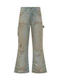 Light Blue Straight Jeans 1