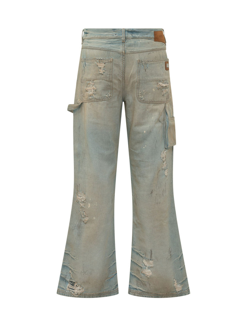 Light Blue Straight Jeans 2