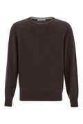 Dark Brown Knitted Sweater 1