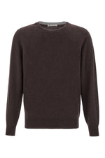 Dark Brown Knitted Sweater 1
