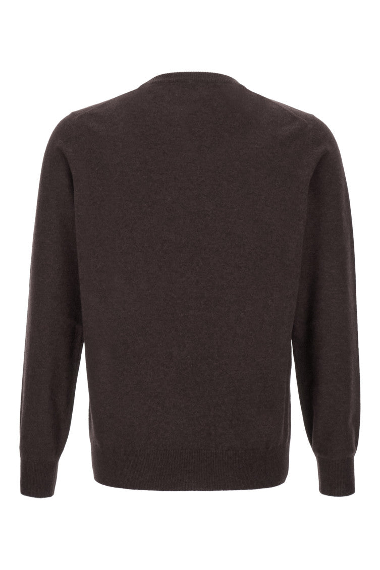 Dark Brown Knitted Sweater 2