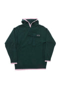 Girls Green Logo Hoodie 1