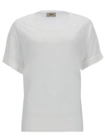 White Crew Neck T-Shirt 1
