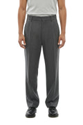 Grey Flat Front Pants 1