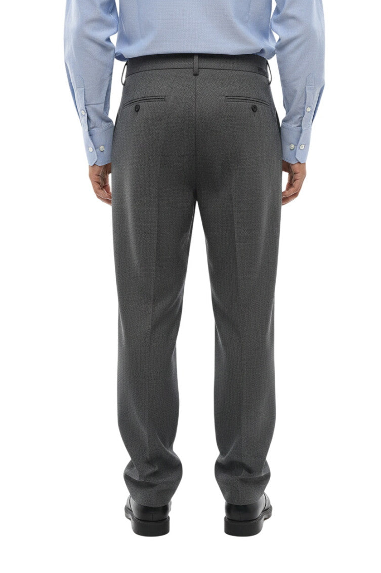 Grey Flat Front Pants 2