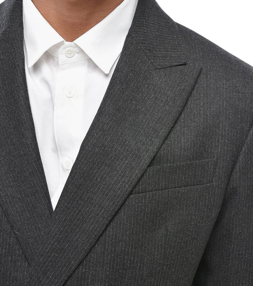 Grey Double Breasted Suit 4