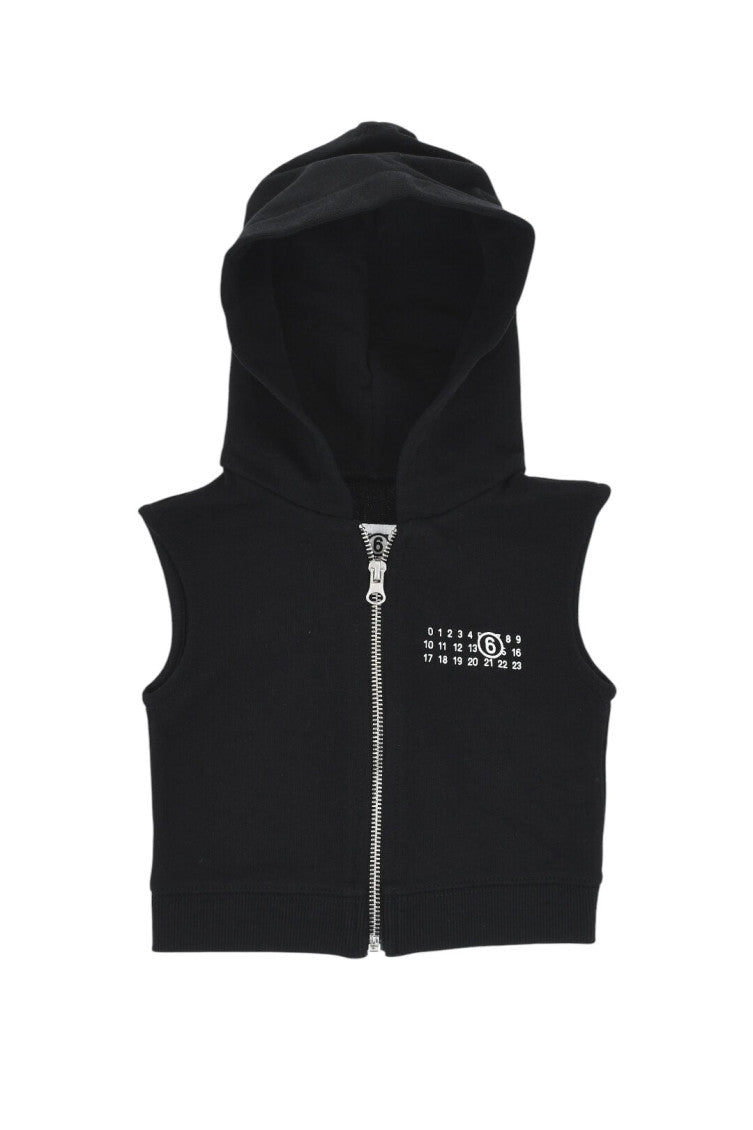 Girls Black Zipper Jacket 1