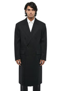 Black Double Breasted Coat 1