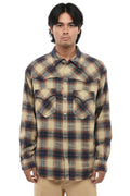 Beige Relaxed Check Shirt 1