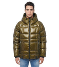 Olive Quilted Hood Jacket 1