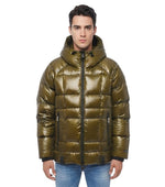 Olive Quilted Hood Jacket 1