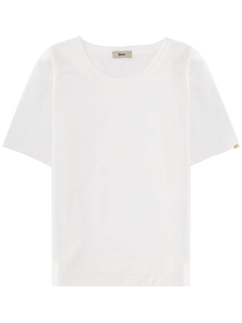 White Crew Neck T-Shirt 1