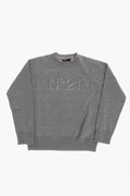 Boys Grey Logo Sweaters 1